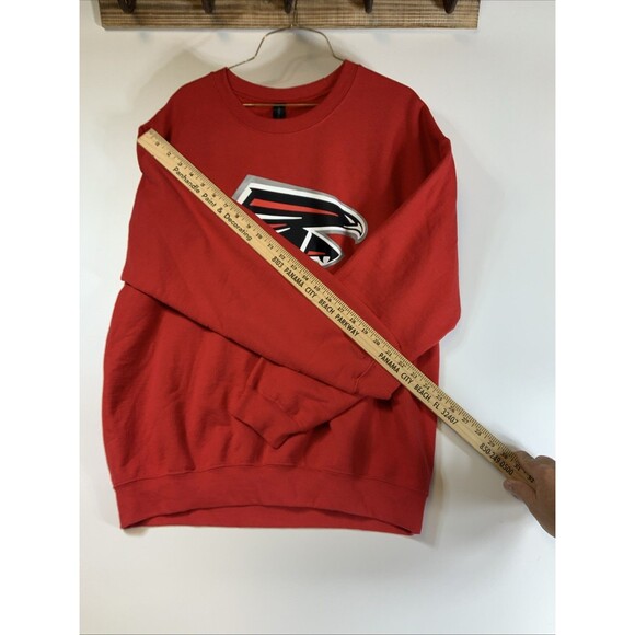 Atlanta Flacons Reebok Team Logo Pullover Sweater Red‎ Large - Picture 3 of 6